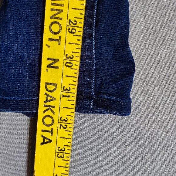 7 For all Mankind jeans women's size 29 ink blue colour mid-rise skinny denim - Picture 12 of 14